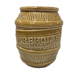 Geeki Tikis The Warehouse Restaurant Marina del Rey Yellow Collectible Cup